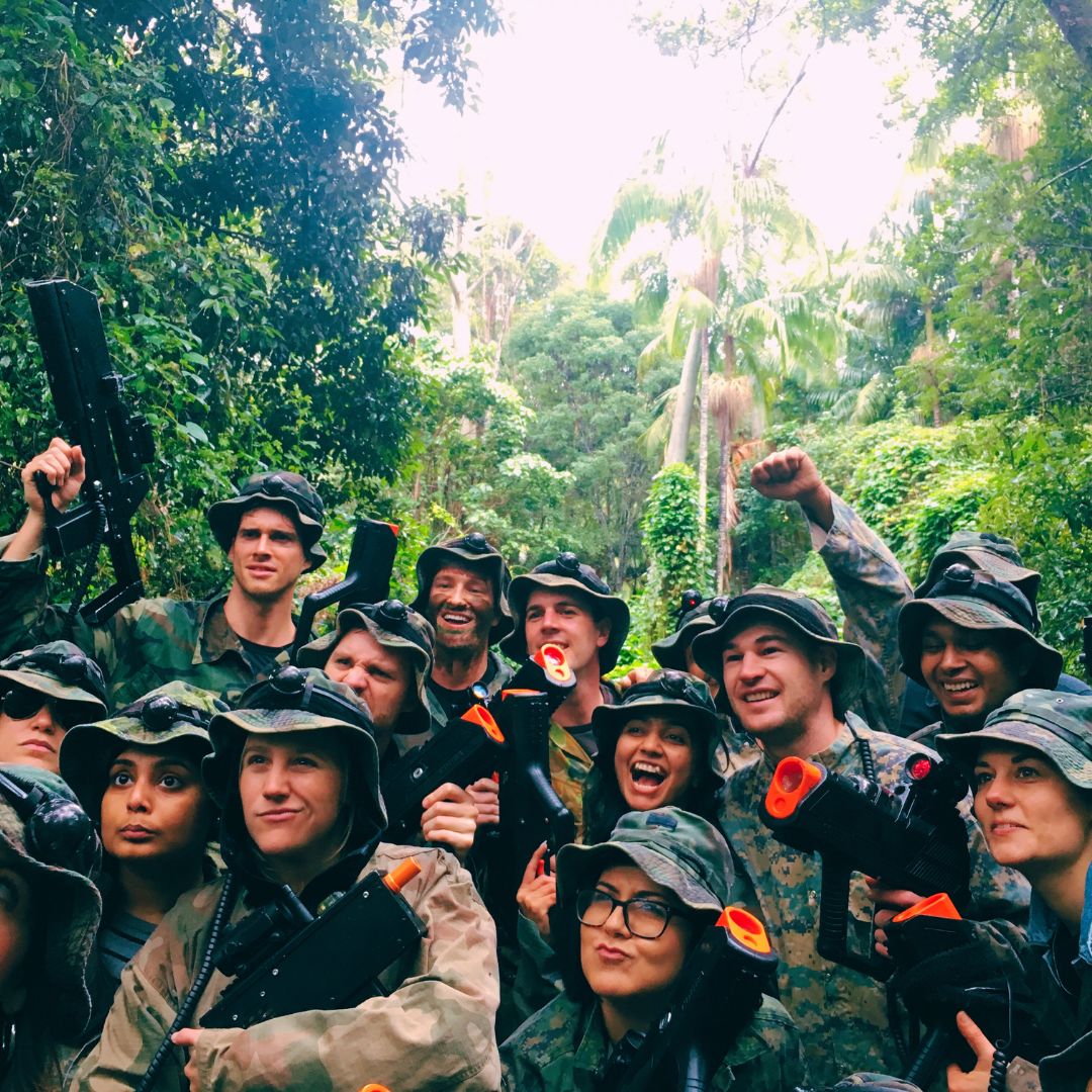 theme parks + laser tag for teens