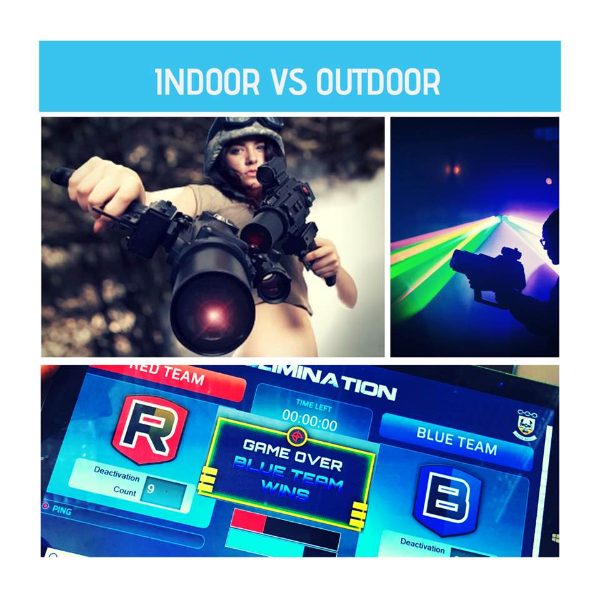 indoor vs outdoor laser tag