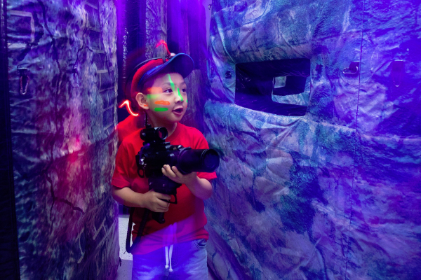 laser tag equipment without a vest 